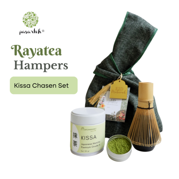 Raya Tea Hampers - Matcha Edition | Matcha Hampers | Gift Set Matcha | Matcha Chasen Set
